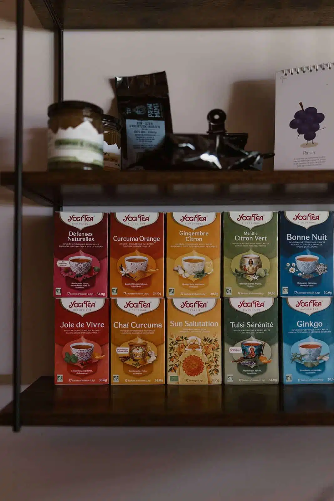 Hébergement - Maison Akasha Yoga Coin thé avec boîtes d’infusions à disposition