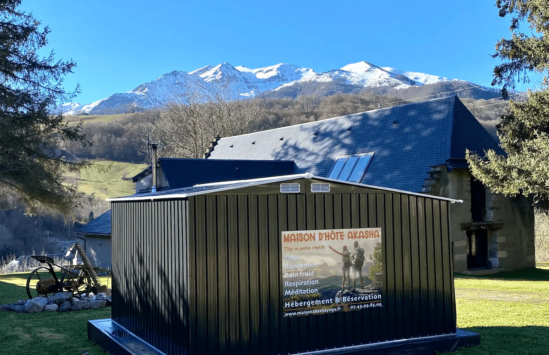Hébergement - Maison Akasha Yoga Maison d’hôtes dans les Hautes-Pyrénées : intérieur de Maison Akasha