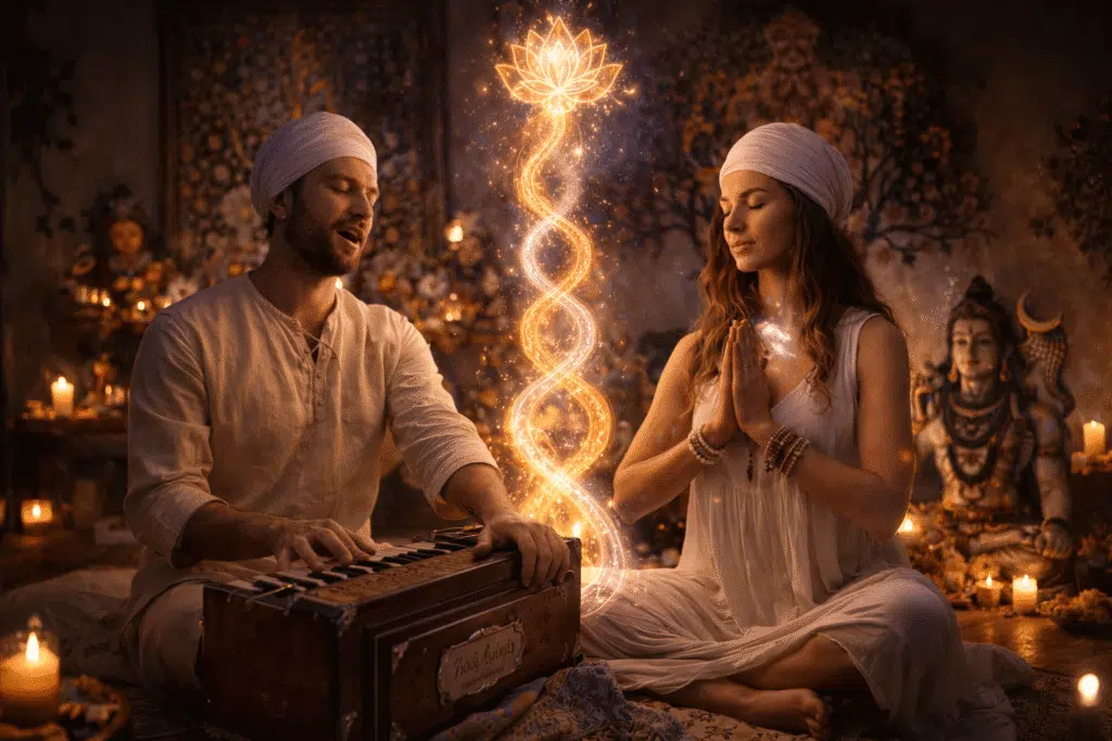 QUAND LE SACRÉ T’ÉLÈVE - Maison Akasha Yoga Chant de kirtan avec harmonium, Kundalini Yoga et sacré