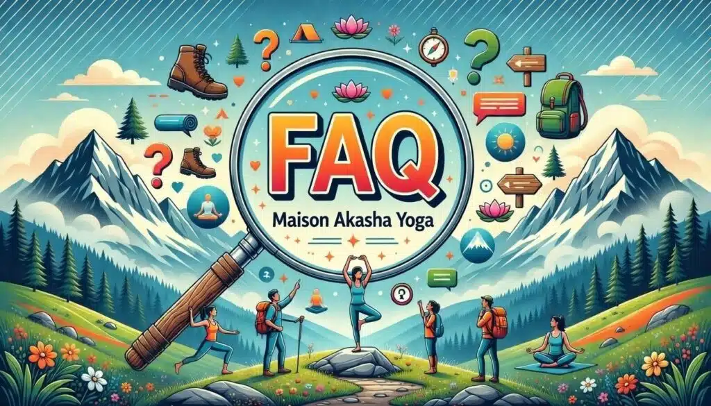 FAQ - Maison Akasha Yoga FAQ stages yoga Maison Akasha : questions sur les séjours yoga et randonnée